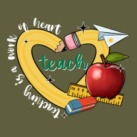 Teaching Is A Work Of Heart Vintage Tee | Teevron