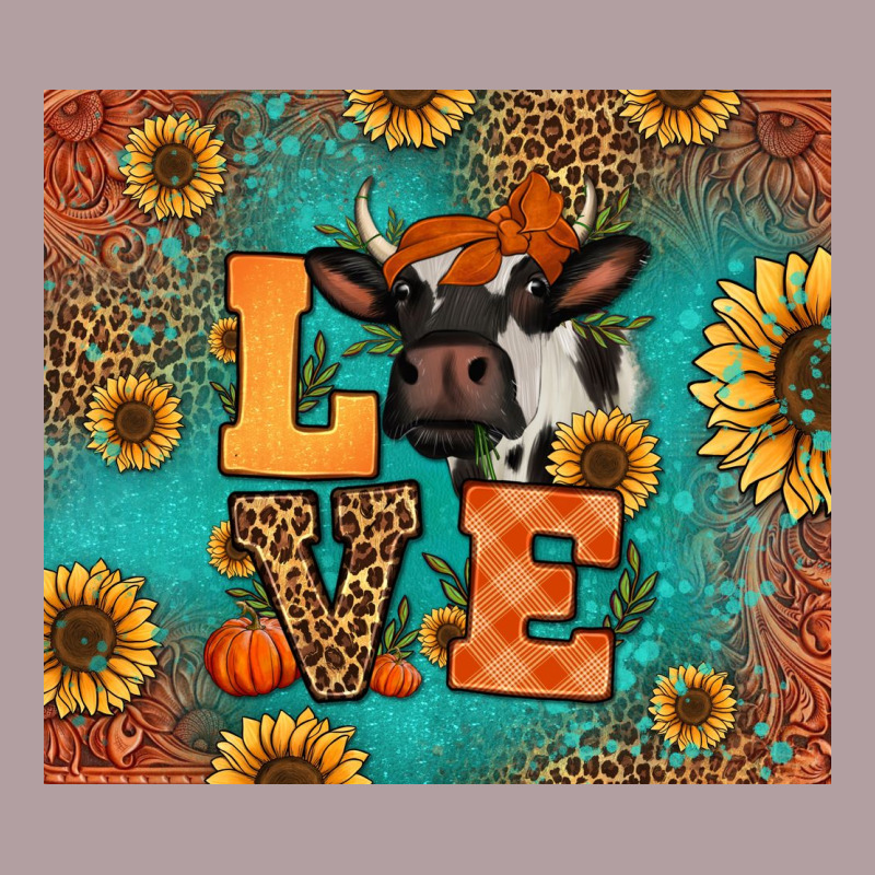 Love Autumn Cow Vintage Hoodie by Jasminsmagicworld | Teevron