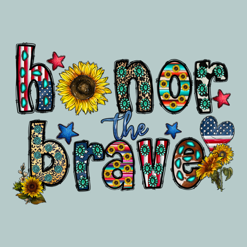 Honor The Brave Heavy Core Tee by CowhideDigitalArt | Teevron