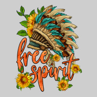 Free Spirit Sunflower And Indian Headdress Premium Tee | Teevron