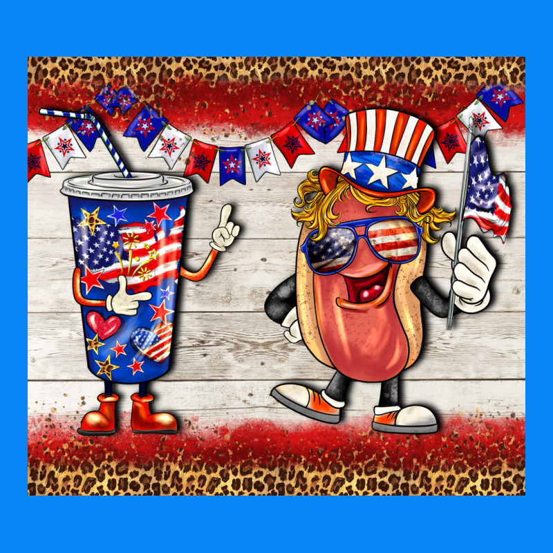 Usa Hot Dog Coca Tumbler Zipper Hoodie by BarkalooDesign | Teevron