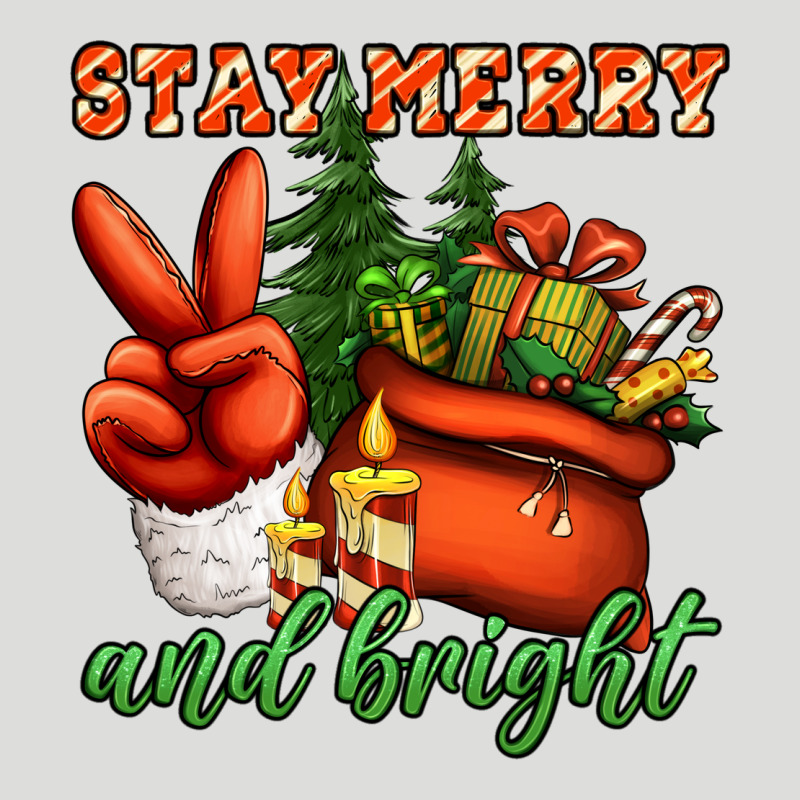Stay Merry And Bright Peace Hand Zipper Hoodie by Jasminsmagicworld | Teevron