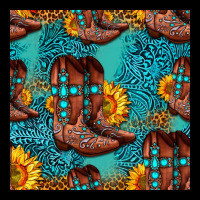 Western Boots Seamless Pattern Ladies Tee | Teevron