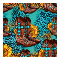 western boots seamless pattern | Teevron