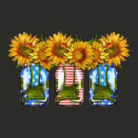 American Sunflower Mason Jar Heavy Core Tee | Teevron