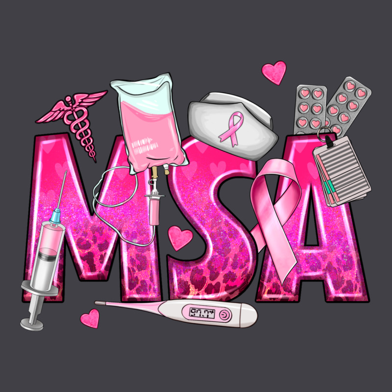 Breast Cancer Msa Medical Support Assistant Heavyweight Hoodie by texasbilliewilder | Teevron