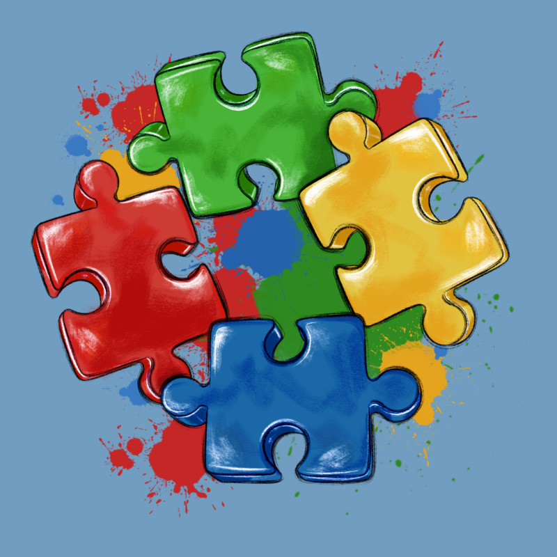 Autism Puzzles Urban Heavy Tee by MaliasSmallBusiness | Teevron