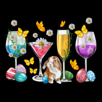 Easter Wine Glasses Easter Day Ladies Tee | Teevron
