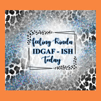 Feeling Kinda Idgaf Ish Today With Leopard And Gli Premium Sweatshirt | Teevron