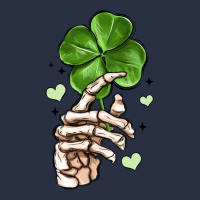Skeleton Hand With Shamrock St Patrick S Day Heavyweight Sweatshirt | Teevron