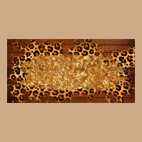 Wooden Leopard Glitter  License Plate Template Vintage Hoodie | Teevron