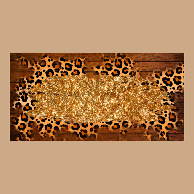 Wooden Leopard Glitter  License Plate Template Vintage Hoodie by BarkalooDesign | Teevron