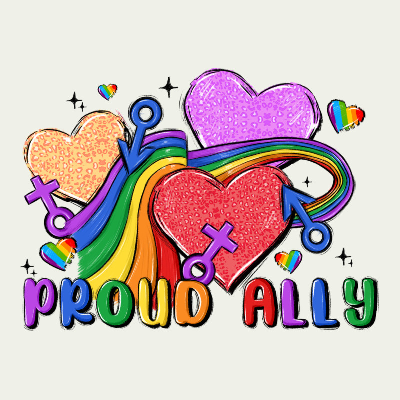 Proud Ally Urban Heavy Tee by MaliasSmallBusiness | Teevron