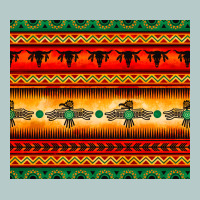 Thunderbird Bullskull Aztec Pattern Heavy Core Tee | Teevron