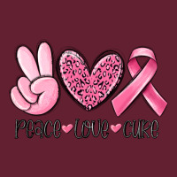 Peace Love Cure Breast Cancer Classic Tee | Teevron