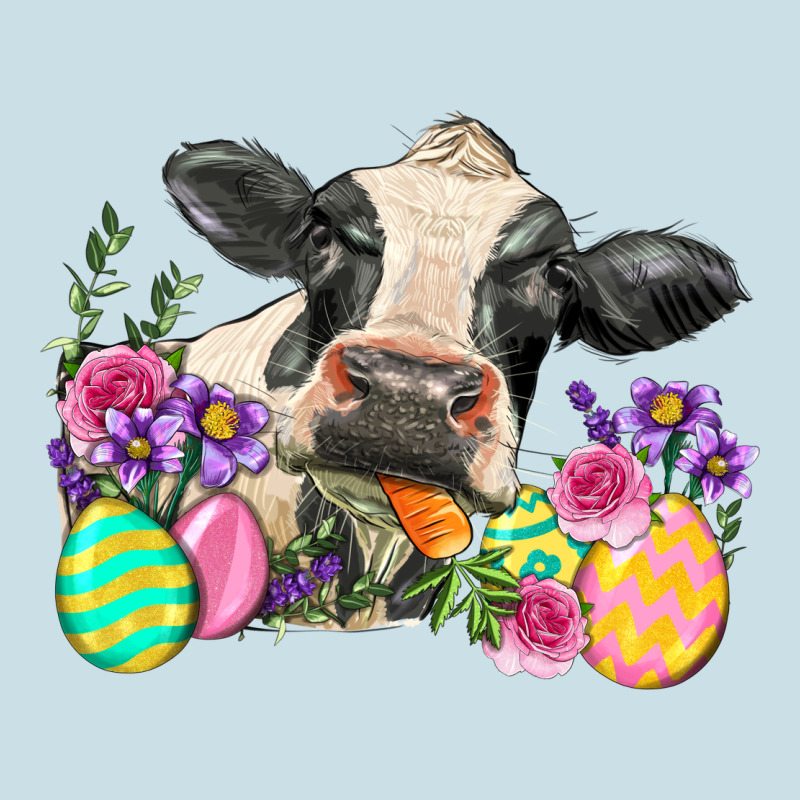 Happy Easter Cow Easter Day Ladies Tee by Neo Western | Teevron
