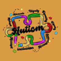Autism Teacher Pencil Urban Heavy Tee | Teevron