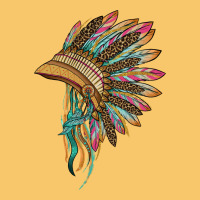 Indian Leopard Headdress Vintage Hoodie | Teevron