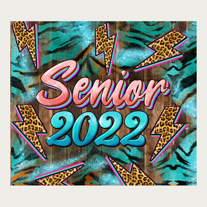Senior 2022 Tumbler Zipper Hoodie by BarkalooDesign | Teevron