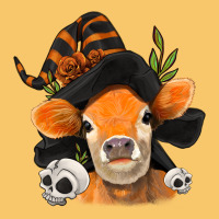 Halloween Witch Cow Vintage Hoodie | Teevron
