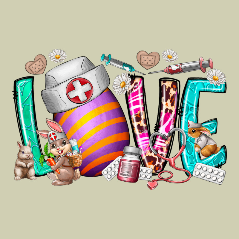 Love Easter Day Nurse Heavy Core Tee by RacoonDesign | Teevron