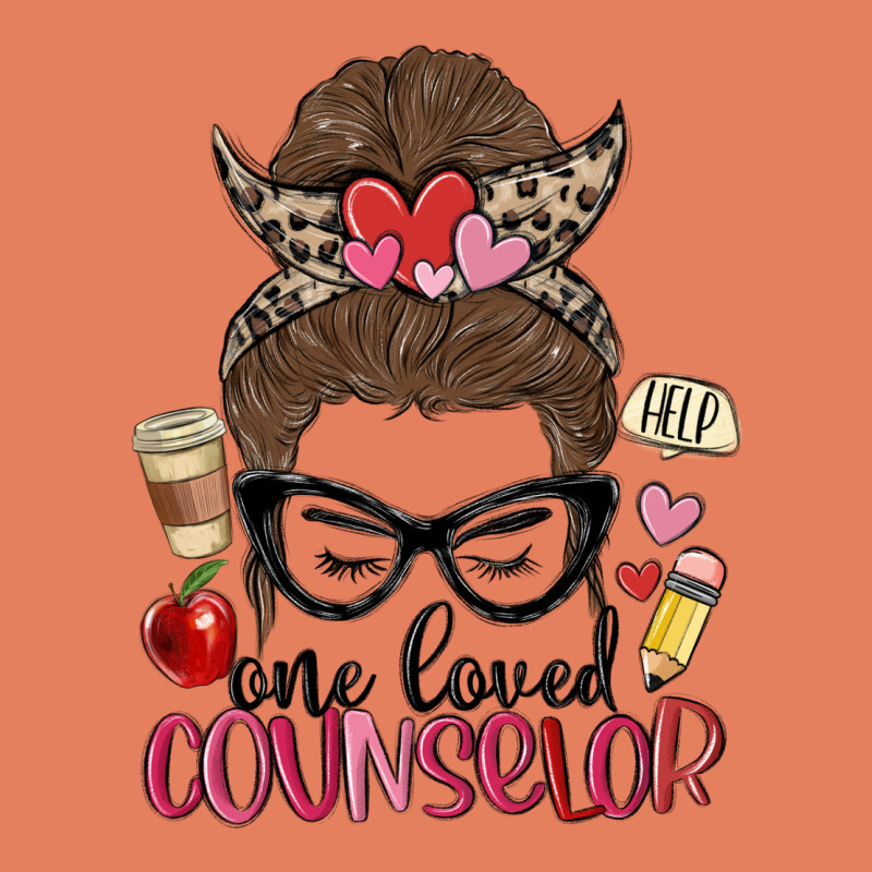 Messy Bun One Loved Counselor Classic Tee by MaliasSmallBusiness | Teevron