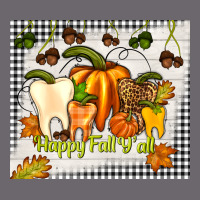 Happy Fall Y'all Teeth Premium Sweatshirt | Teevron