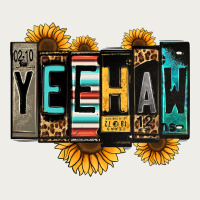 Yeehaw License Plate Letters Zipper Hoodie | Teevron