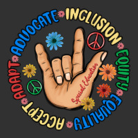 Advocate Inclusion Equity Equality Accept Adapt Urban Heavy Tee | Teevron