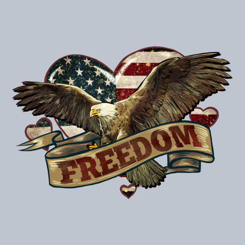 Freedom America Eagle 4th Of July Premium Hoodie by HowdyJamesFarm | Teevron