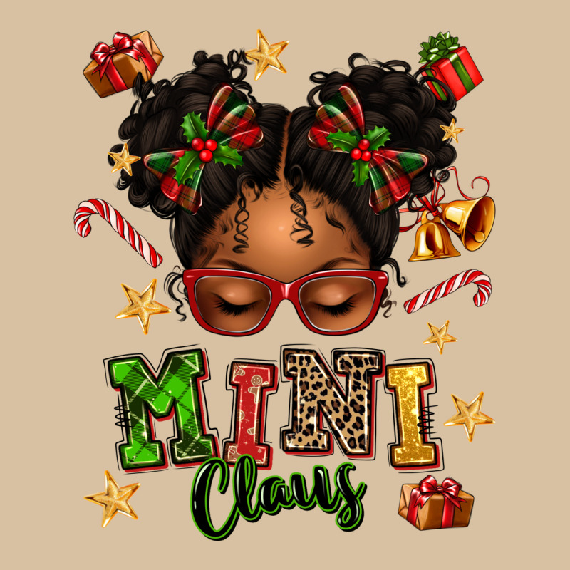 Mini Claus Messy Bun Heavyweight Hoodie by texasbilliewilder | Teevron