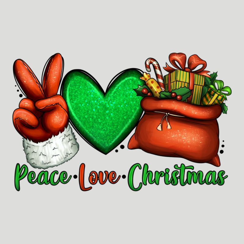 Peace Love Christmas Santa Claus Hand Zipper Hoodie by Jasminsmagicworld | Teevron