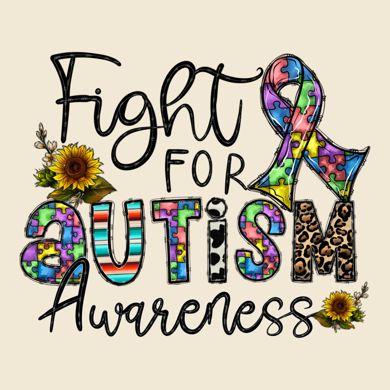Fight For Autism Awareness Premium Tee by CowhideDigitalArt | Teevron