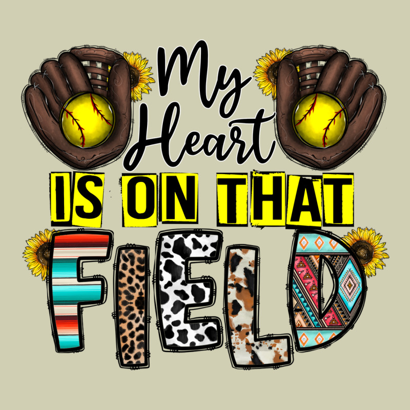 My Heart Is On That Field Heavy Core Tee by CowhideDigitalArt | Teevron