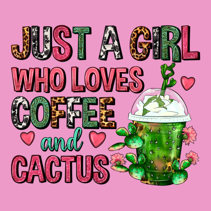 Just A Girl Who Loves Coffee And Cactus Frappe Urban Hoodie by FaDigitalArtStudio | Teevron