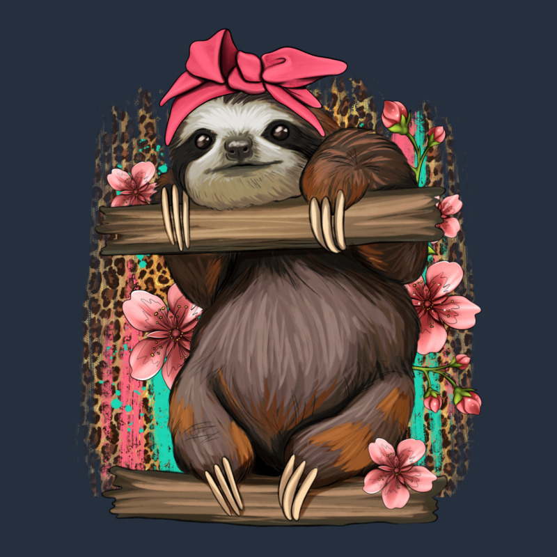 Cute Floral Baby Sloth Zipper Hoodie by Jasminsmagicworld | Teevron
