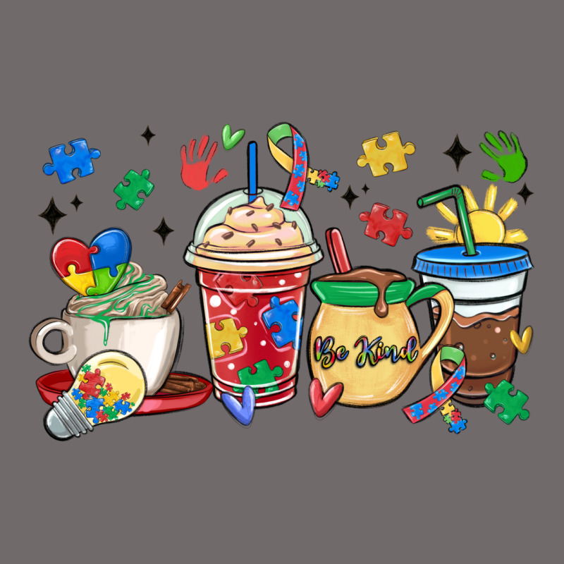 Autism Awareness Day Coffee Cups Urban Heavy Tee by MaliasSmallBusiness | Teevron