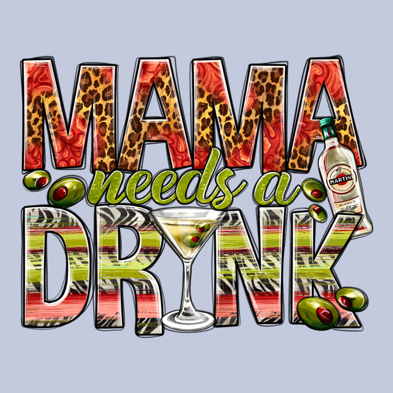 Mama Needs A Drink Long Sleeve Tee by NancyCooperArtShop | Teevron