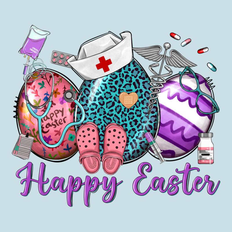 Happy Easter Eggs Nurse N Ladies Tee by Neo Western | Teevron