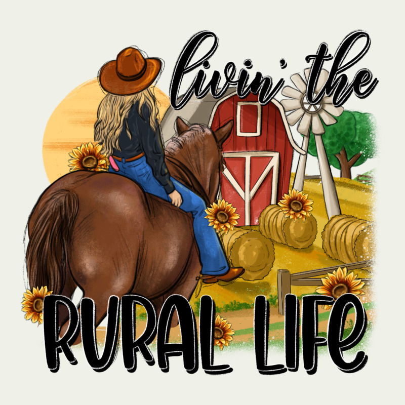 Livin The Rural Life Urban Heavy Tee by MaliasSmallBusiness | Teevron