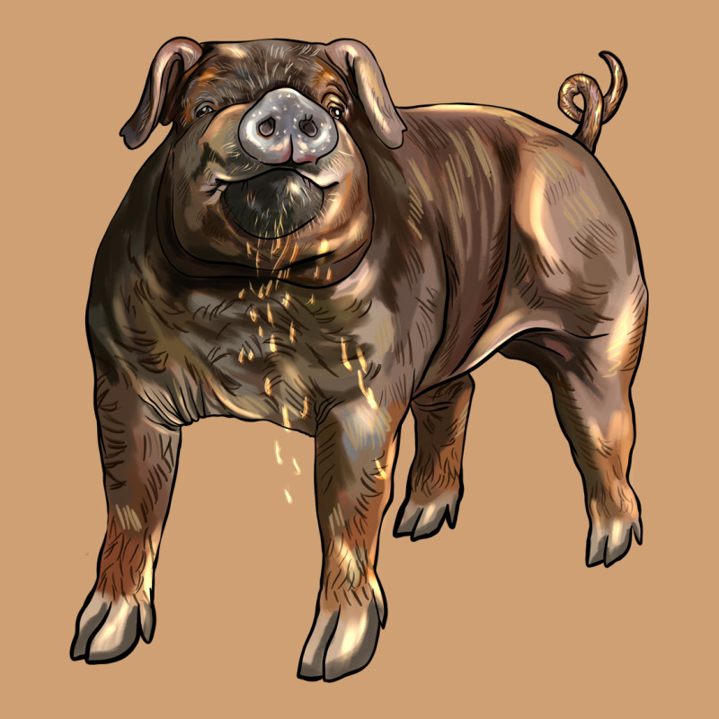 Duroc Pig Vintage Tee by LillyAllenDesigns | Teevron