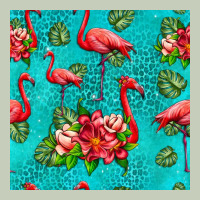 Flamingo Seamless Pattern Ladies Tee | Teevron