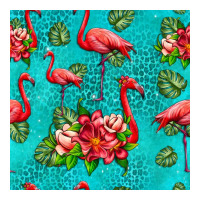 flamingo seamless pattern | Teevron