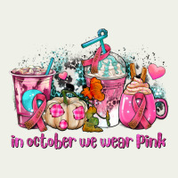 Western Cancer  In October We Wear Pink Coffee Cups With Ribbons Urban Heavy Tee | Teevron
