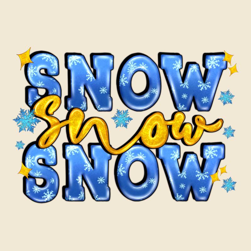 Snow Snow Snow With Sparkle Premium Tee by AdoDesignShop | Teevron