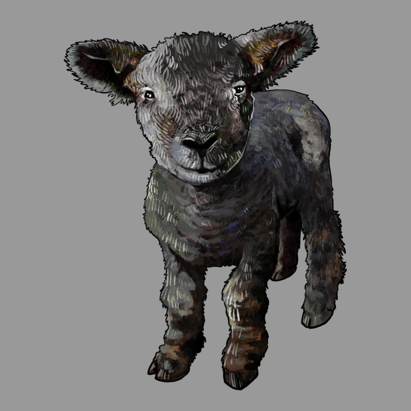 Southdown Baby Sheep Vintage Hoodie by LillyAllenDesigns | Teevron