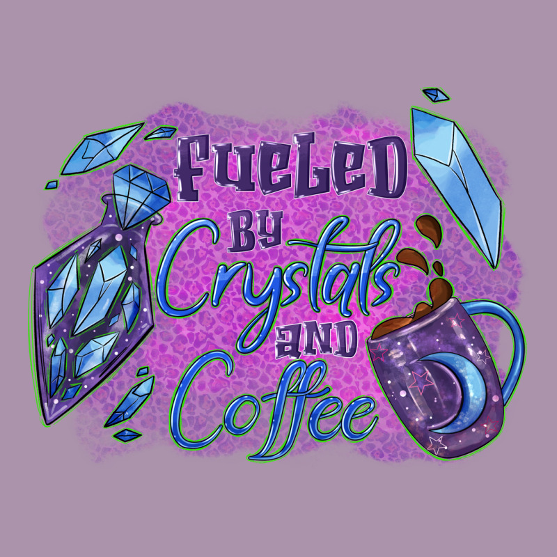 Fueled By Crystals And Coffee Halloween Heavyweight Hoodie by NancyCooperArtShop | Teevron