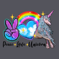 Peace Love Unicorn Vintage Hoodie | Teevron