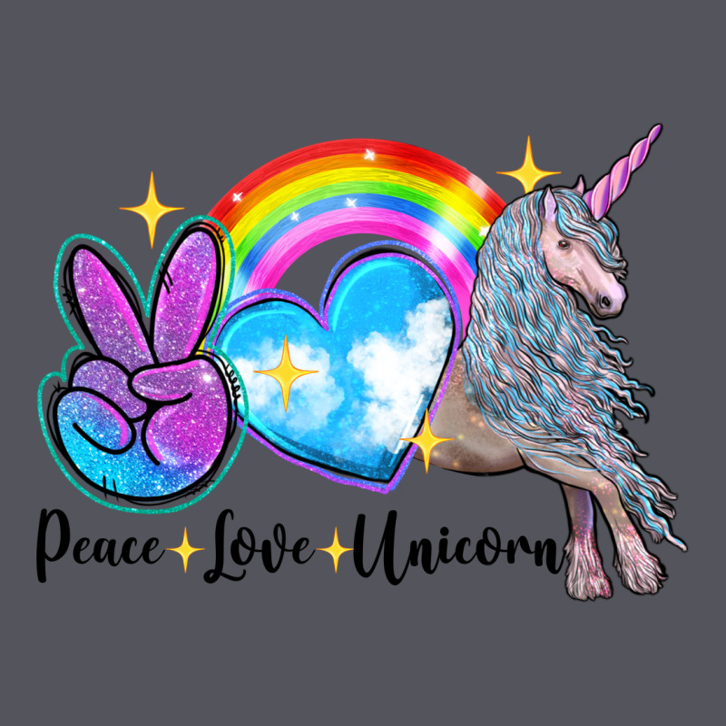 Peace Love Unicorn Vintage Hoodie by LillyAllenDesigns | Teevron