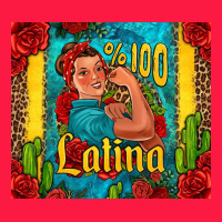 Hundred Percent Latina Strong Woman Zipper Hoodie | Teevron